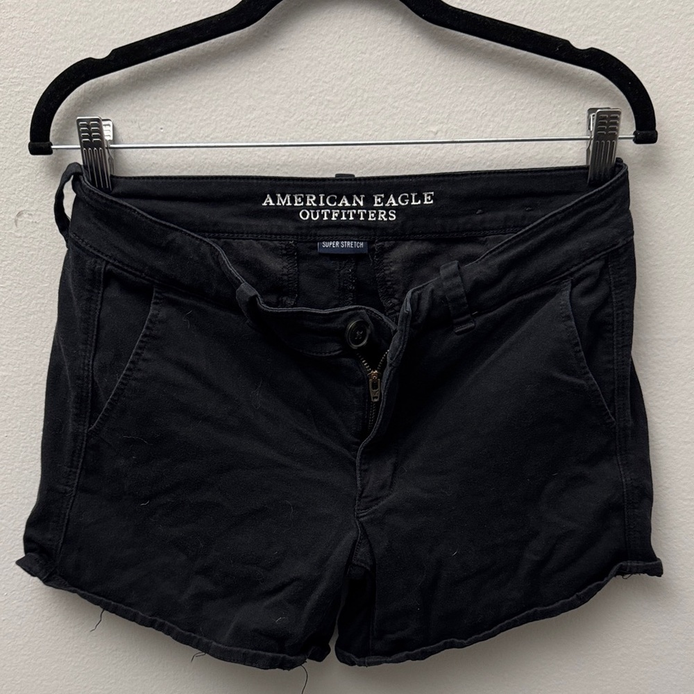 American Eagle  Black Jean Shorts